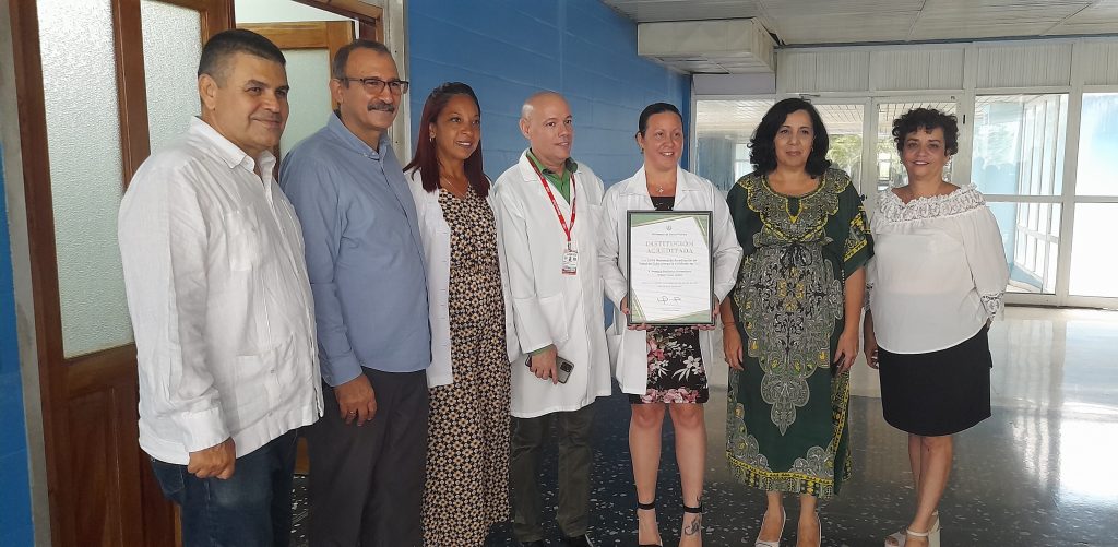 Reciben certificado de institución acreditada del Minsap el Instituto de Hematología e Inmunología y el Hospital Pediátrico William Soler Reciben certificado de institución acreditada del Minsap el Instituto de Hematología e Inmunología y el Hospital Pediátrico William Soler
