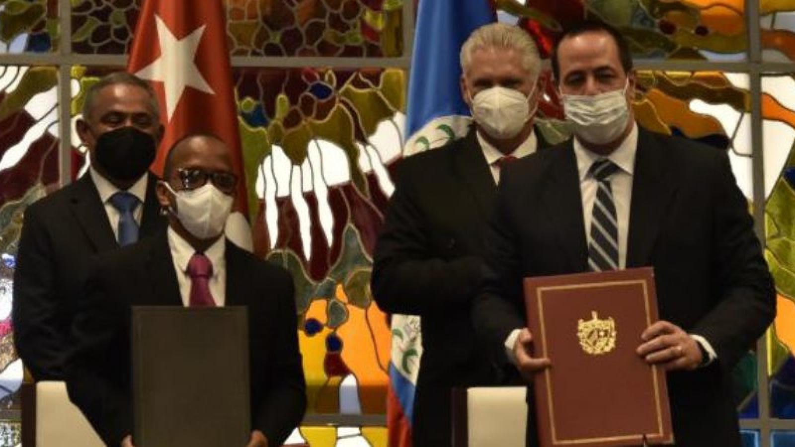 Ministros de Salud de Cuba y Belice firman Acuerdo de Cooperación