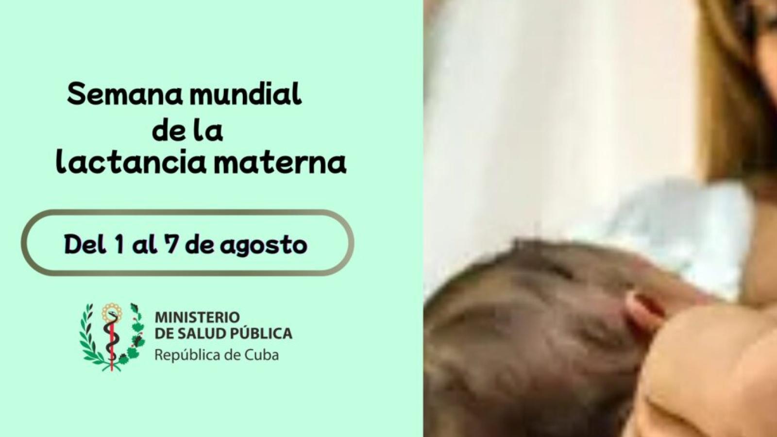 Semana mundial de la Lactancia Materna: desde Cuba acciones para fortalecer esta práctica vital