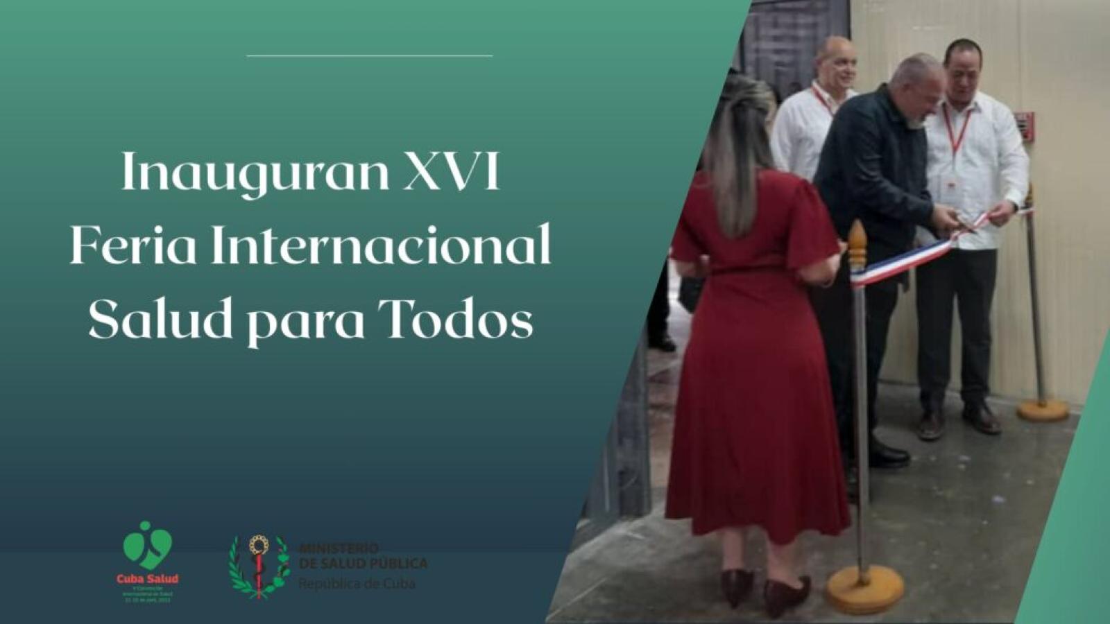 Inauguran en Cuba XVI Feria Internacional Salud para Todos