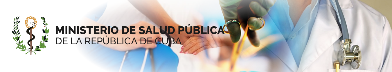 Sitio oficial de gobierno del Ministerio de Salud Pública en Cuba
